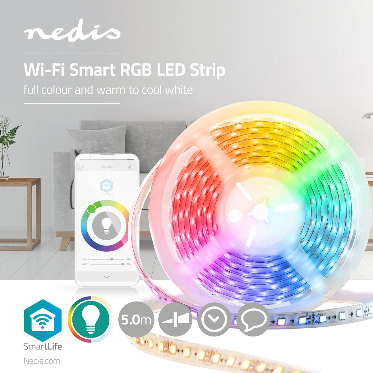 Kit de Fita RGB com Wi-Fi