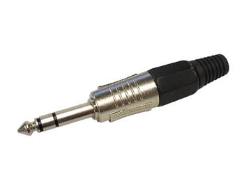6.35mm Conector Jack Macho Professional - Stereo