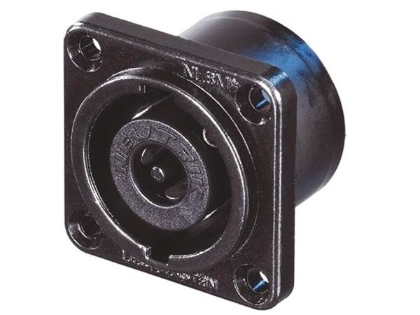 Neutrik - Male Chassis Connector, New Square Flange