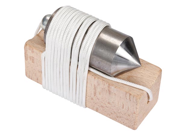 Plumb-Bob - Pointed Tip - On Block - 500 G