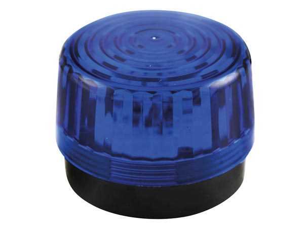 Luz LED Intermitente - Azul - 12 Vdc - Ø 100 Mm