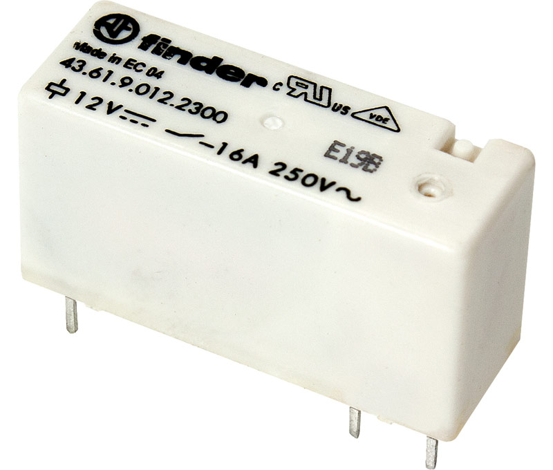 Rl193 Mini-relé Cto. Impresso 12vdc / 16a