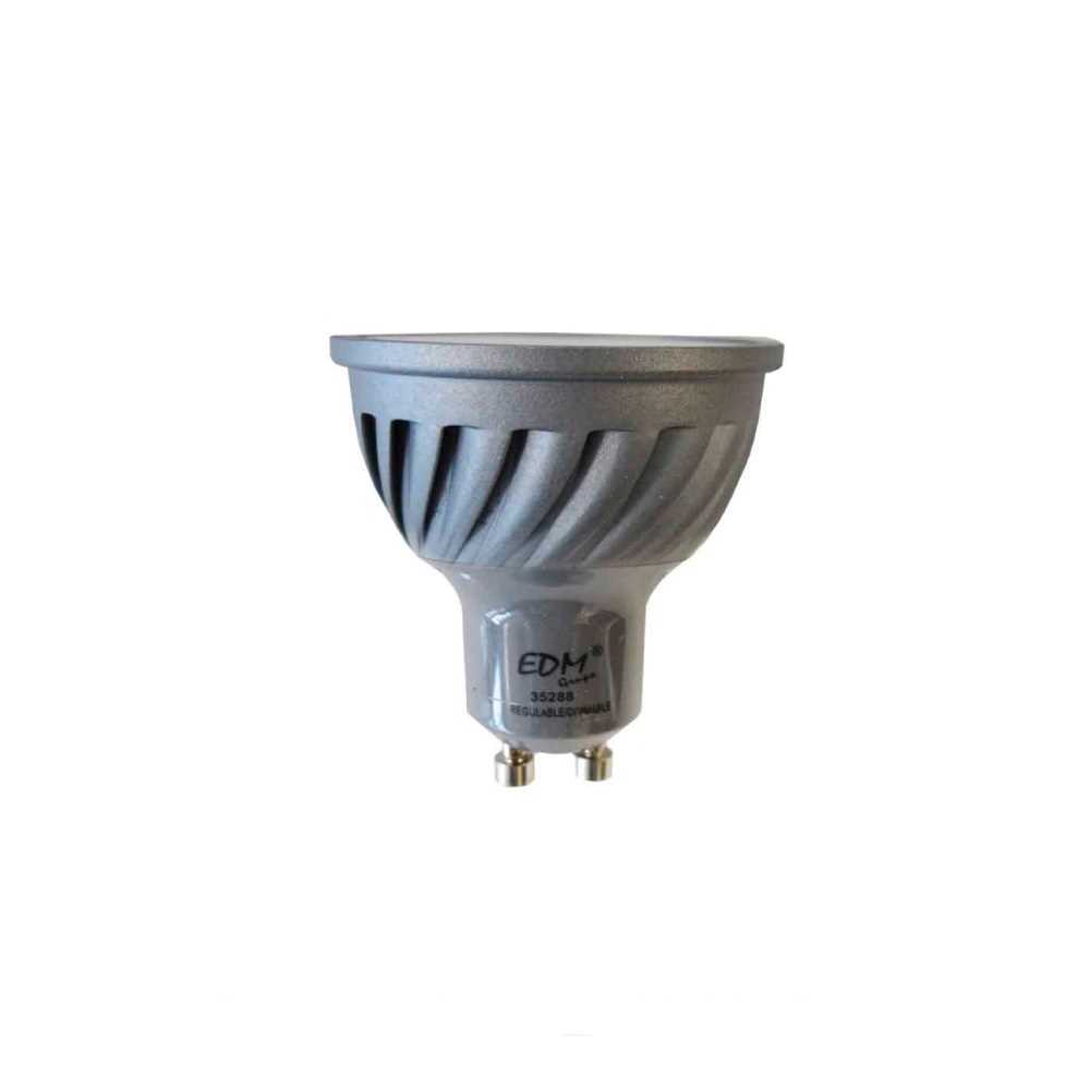 Lâmpada LED Dicroica Dimmável Gu10 6w 480lm 3200k Luz Quente Ø5x5,5cm Edm
