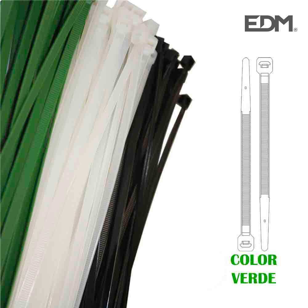 Abraçadeiras Verdes 150x3,5mm (Saco 100 Unid.) Nylon de Alta Qualidade