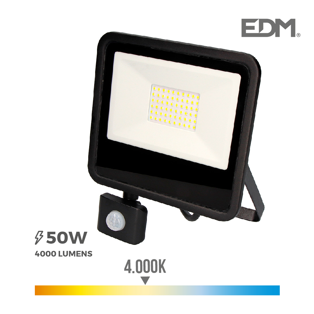 Projetor De Led 50W 4000 Lm 4000K Tom De Luz Dia C