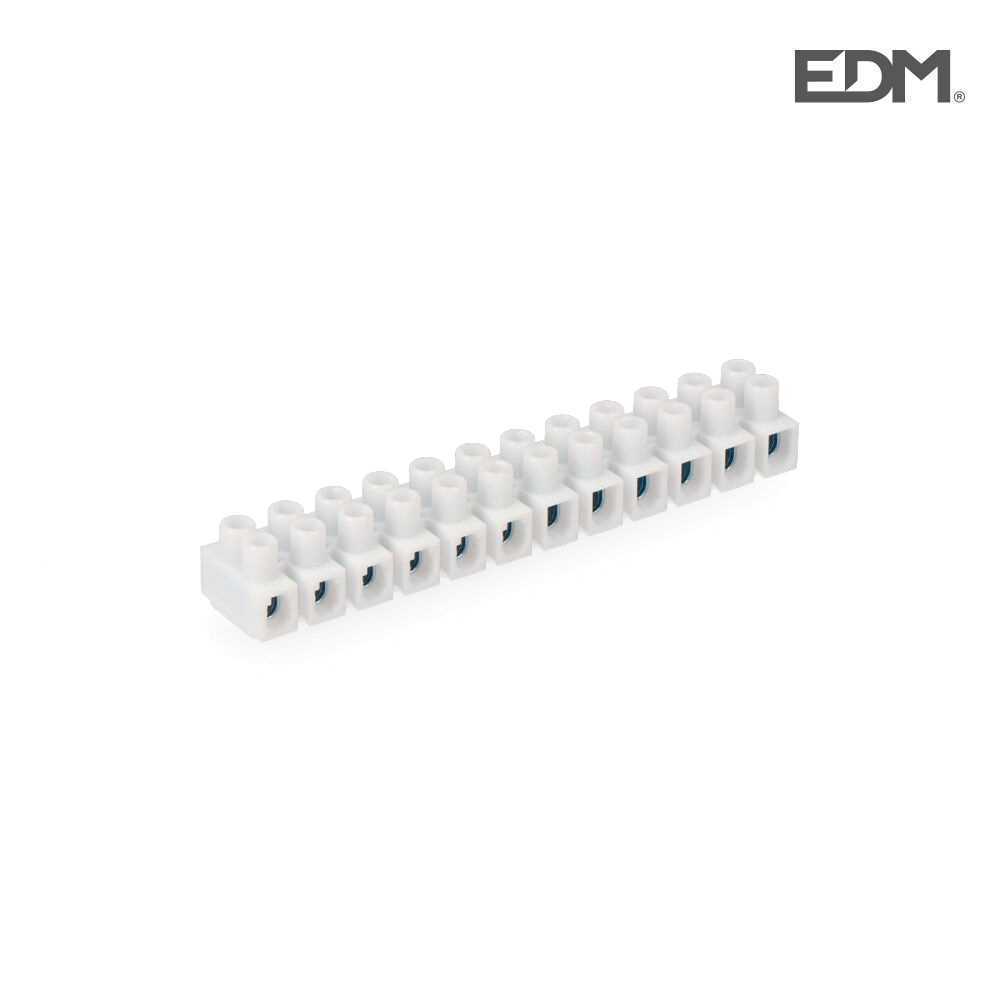 Régua de Junção de 2,5mm a 4mm Homologada Branca (Embalada) Edm