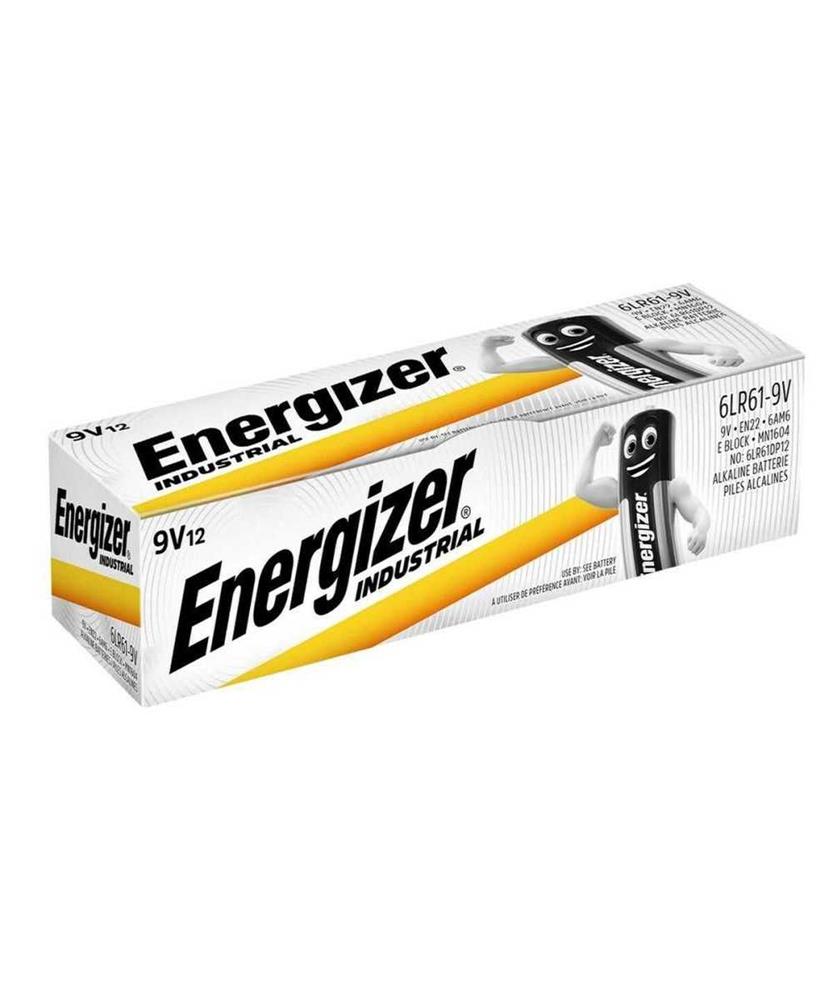 Energizer Batteries Industrial Pro 6lr61 9v 12 Pcs