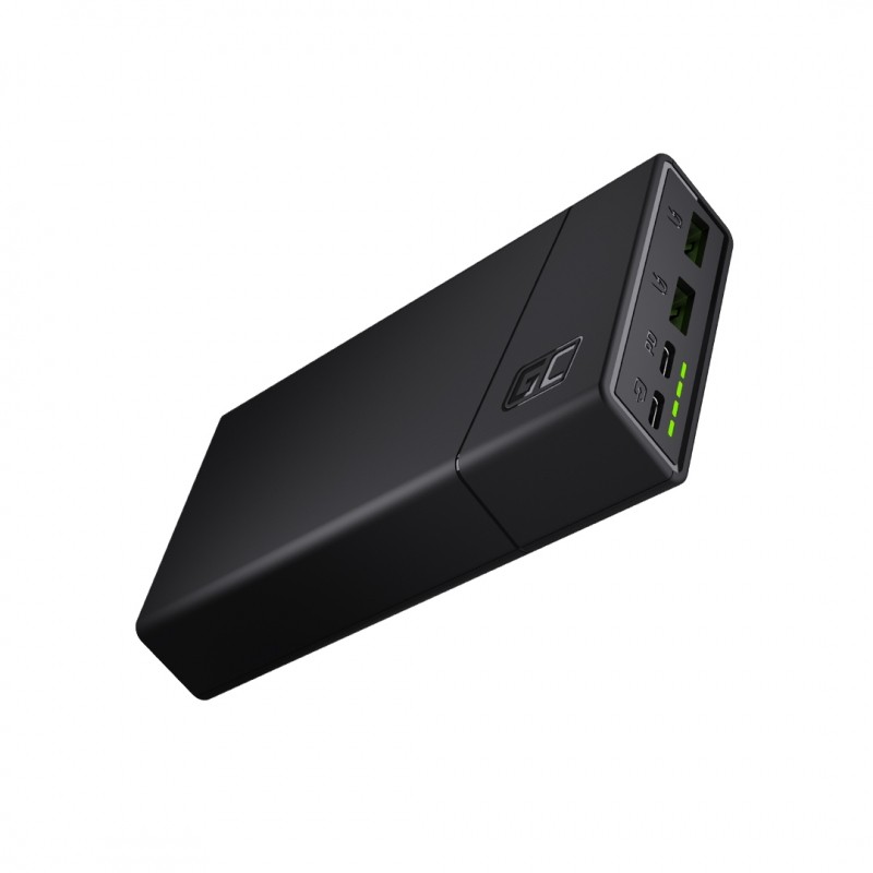 Power Bank Green Cell Gc Powerplay20 20000mah With Fast Charging 2x Usb Ultra Charge And 2x Usb-C Po