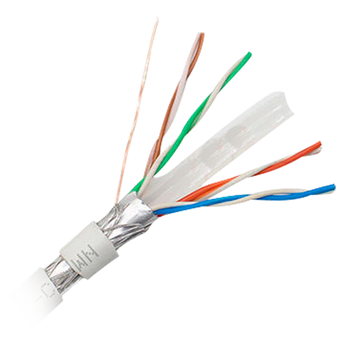 Cabo Sftp Safire - Categoria 6 - Condutor Ofc, Pureza 99.9% Cobre - Ethernet - Conectores Rj45 - 2 M