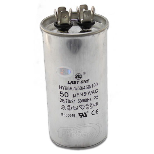 Condensador para ar condicionado 50uFD; Diâmetro .