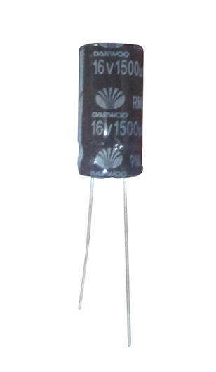 Condensador electrolitico de 1500uF-16V 105 10X20