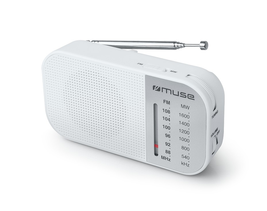 Rádio Muse M-025 Rw Branco 
