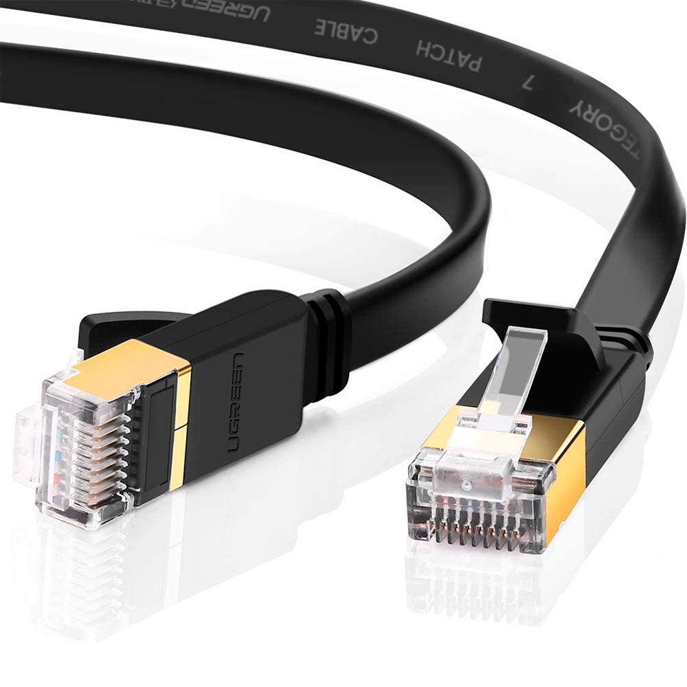 Cable Red Rj45 Cat.7 Stp 0.5 M Negro