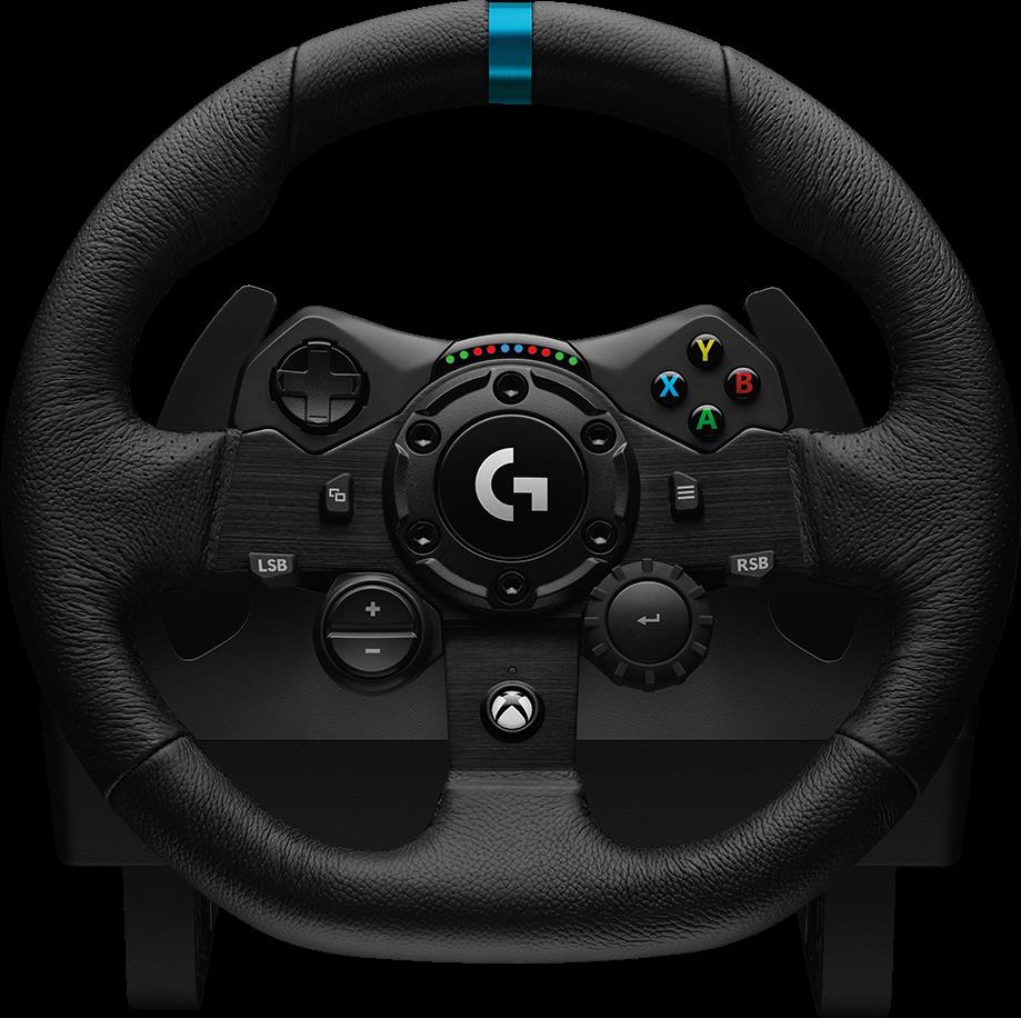 Volante Logitech G923 Racing Wheel Xbox One e Windows Novo - GAMES