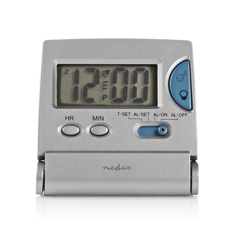 Relógio Despertador Digital Compacto p/ Viagem