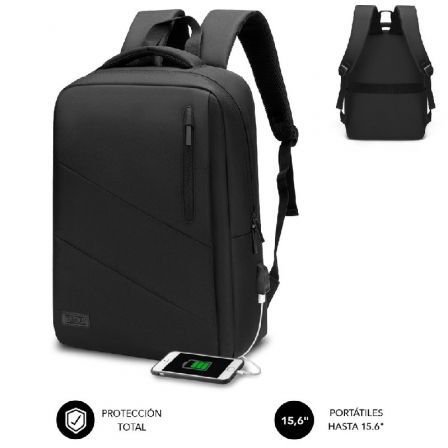 MOCHILA SUBBLIM CITY PARA LAPTOPS DE ATÉ 15,6