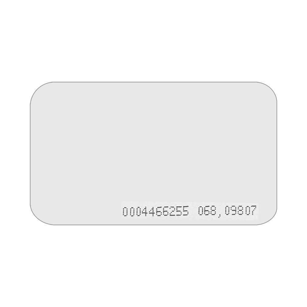 Cartão de Proximidade Numerado p/ Rádio-Frequência
