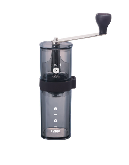 Hario Msg-2-Tb Coffee Grinder Burr Grinder Black Transparent
