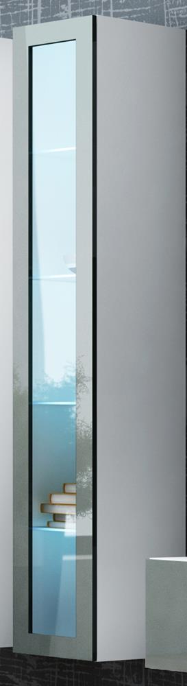 Cama Glass-Case Vigo '180' 180/40/30 White/Grey Gloss