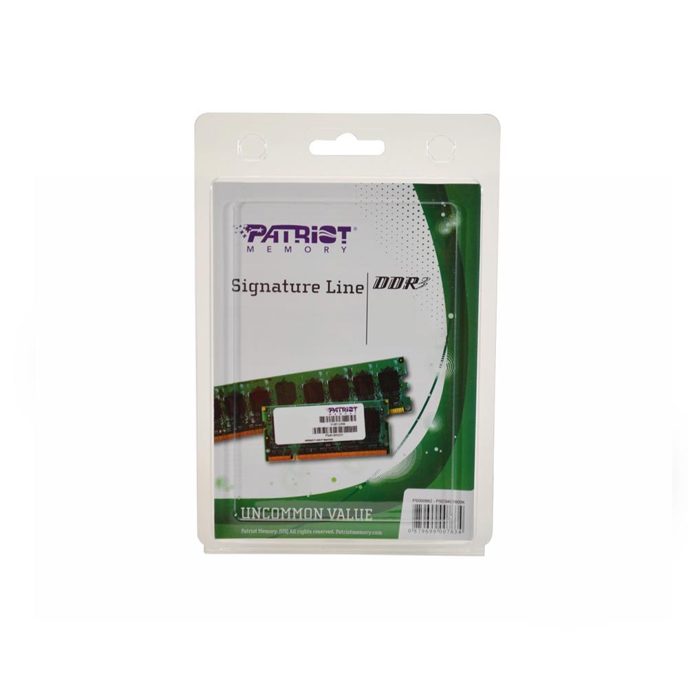 Patriot Memory 4gb Pc3-12800, 4 Gb, 1 X 4 Gb, Ddr.