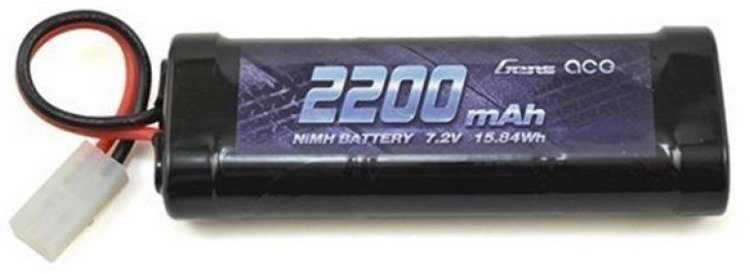 Gens Ace B-2200-7.2v-Nimh-Tamiya, Bateria, Preto,.