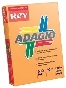 REY ADAGIO A4 80 G/M² RED 500 SHEETS PAPEL PARA I.