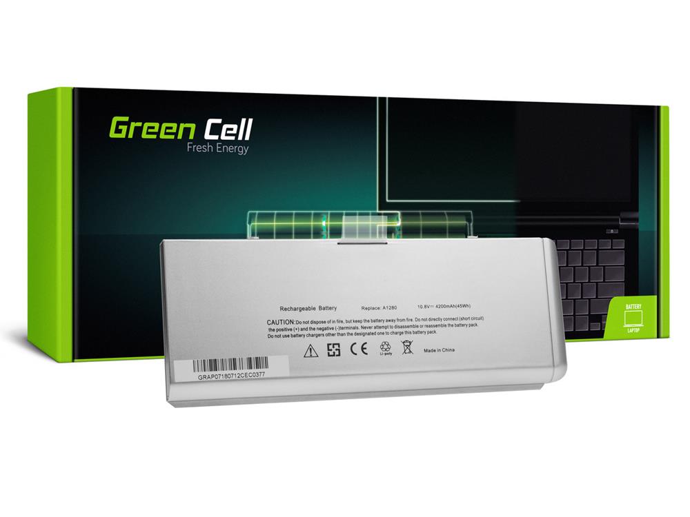 Green Cell Battery A1280 For Apple Macbook 13 A1278  Aliminum  Unandbody (Late 2008)
