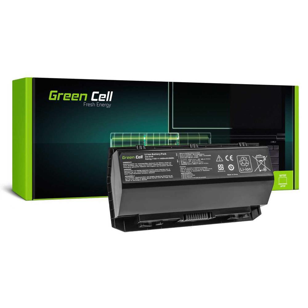 Battery Green Cell A42-G750 For Asus G750 G750j G.