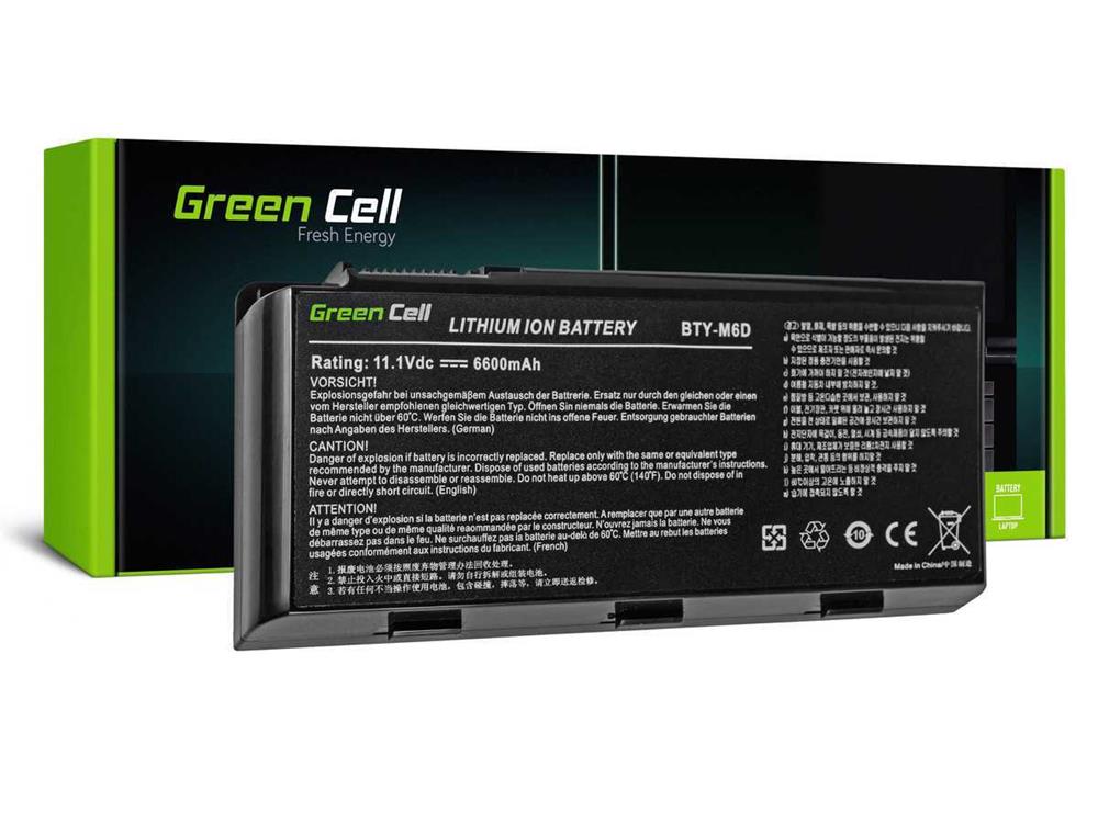 Green Cell Battery Bty-M6d For Msi Gt60 Gt70 Gt660 Gt680 Gt683 Gt780 Gt783 Gx660 Gx680 Gx780