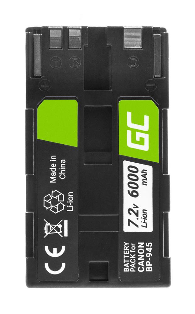Green Cell Camera Battery Bp-945 Bp-911 For Canon Es50 Es55 Es60 Es65 Es75 Es7000v G10 Dm-Xl1 Full D