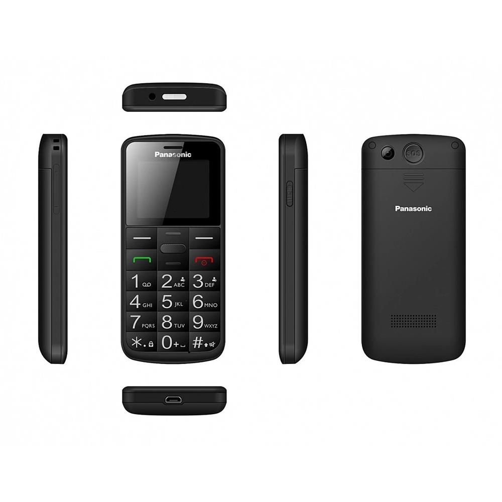 Teléfono Móvil Panasonic Kx-Tu110exb para Personas Mayores/ Negro