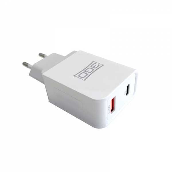 1qc3 + 1usb-C Usb Fonte de Alimentação Doméstica