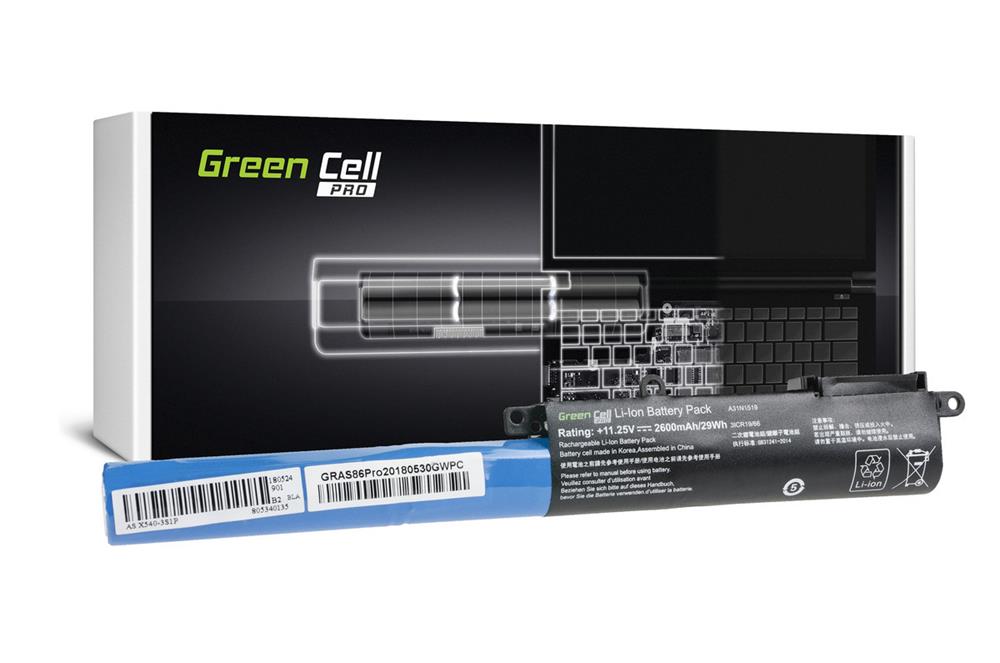 Green Cell Pro Battery For Asus A31n1519 F540 F54.