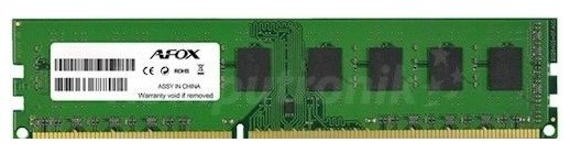 Memória RAM Afox Ddr3 1600 Udimm Cl11 4 Gb 