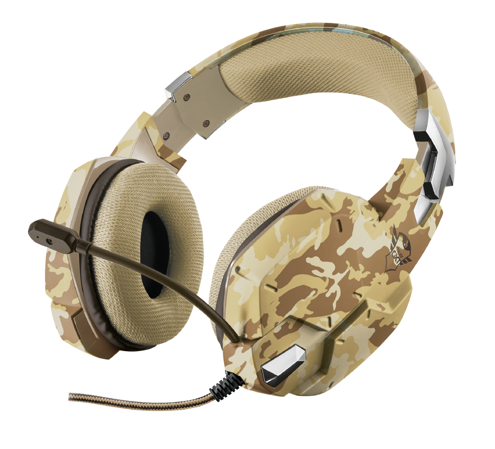 Trust GXT 322D Carus Headset Gaming Camuflado