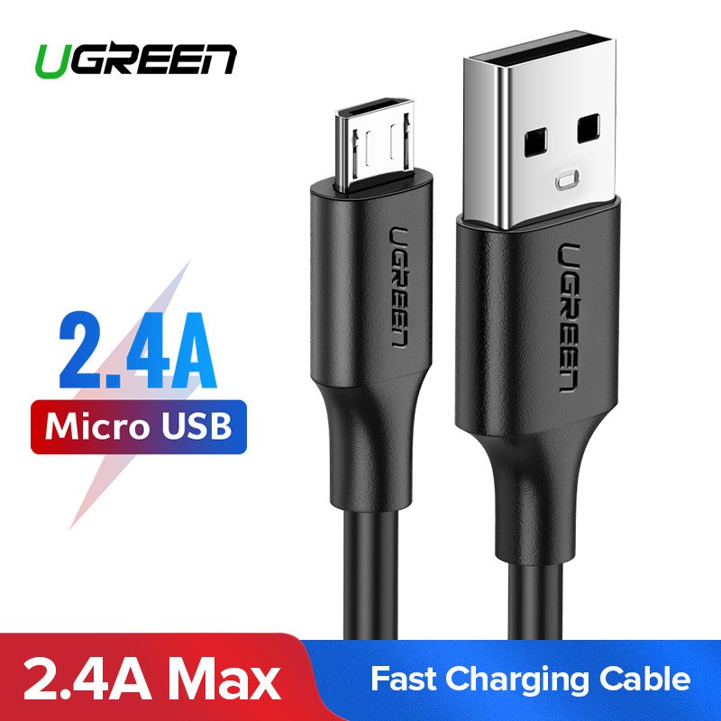 Cabo Micro Usb Qc 3.0 2.4a 1.5m Uverde