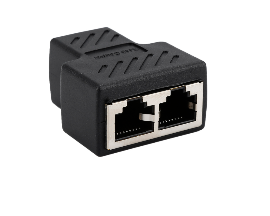 Adaptador Cable Red Ethernet Rj45 1 a 2 Vías