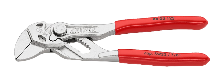Knipex Mini Pliers Wrench Plastic Coated           125 Mm