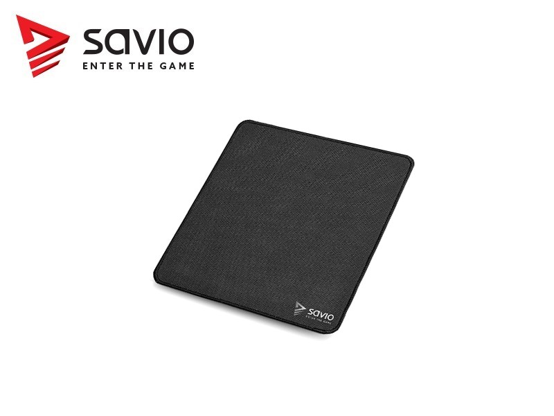 Savio Black Edition Precision Control S 25x25 Gaming Mouse Pad Black