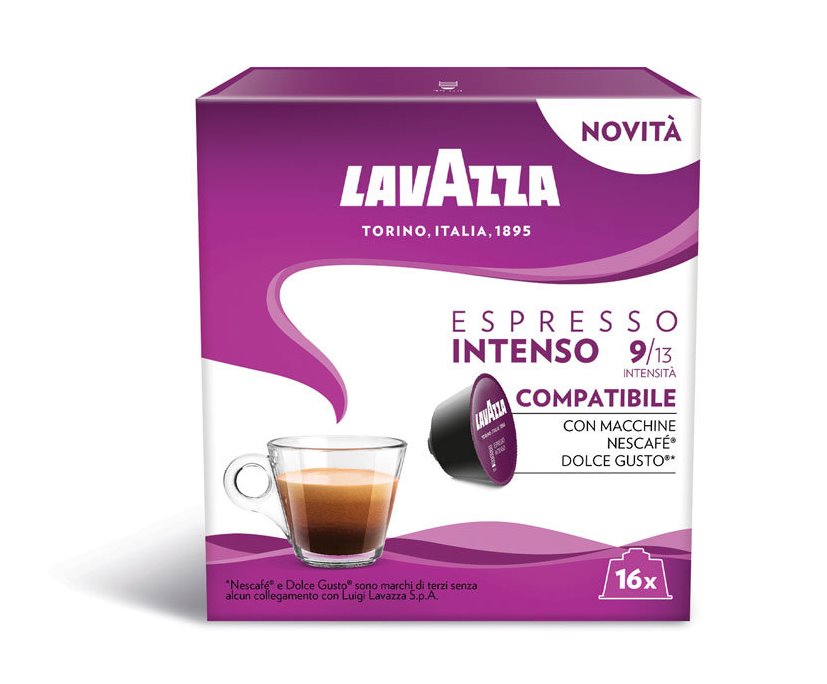 Lavazza Espresso Intenso Cápsula de Café 16 Unida.