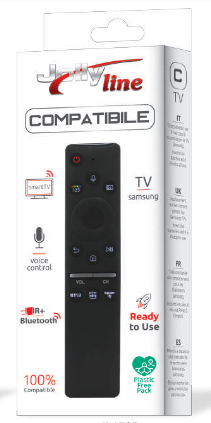 Comando Compativel TVs Samsung BN59-01