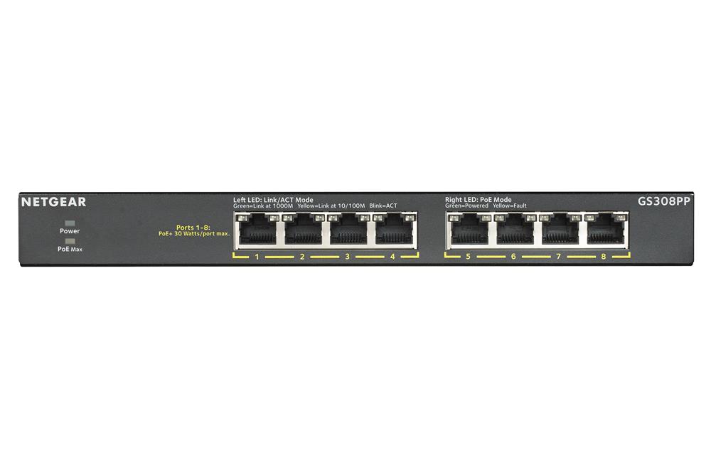 Switch Netgear Gs308pp-100eus Rj-45