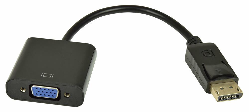 Adaptor Lead Display Port Plug Â Vga Socket