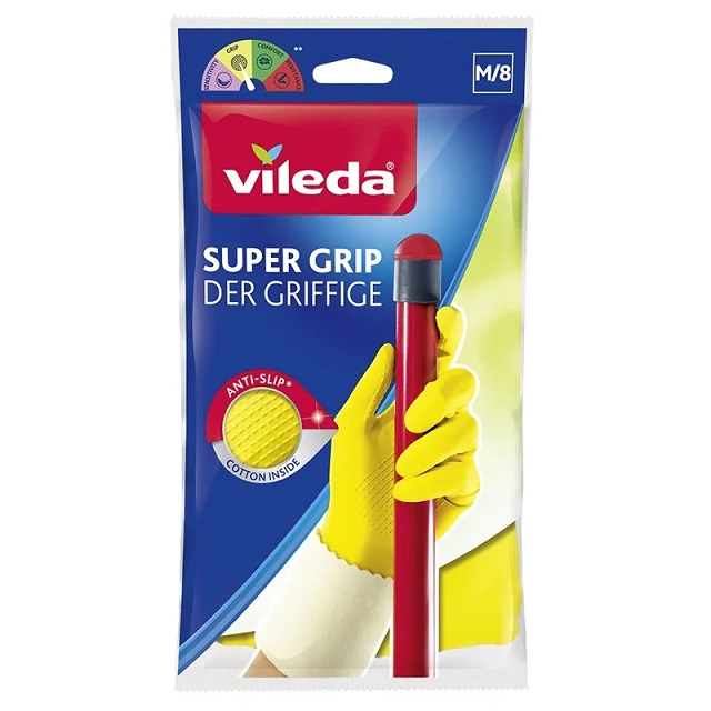 Gloves Vileda Super Grip  M