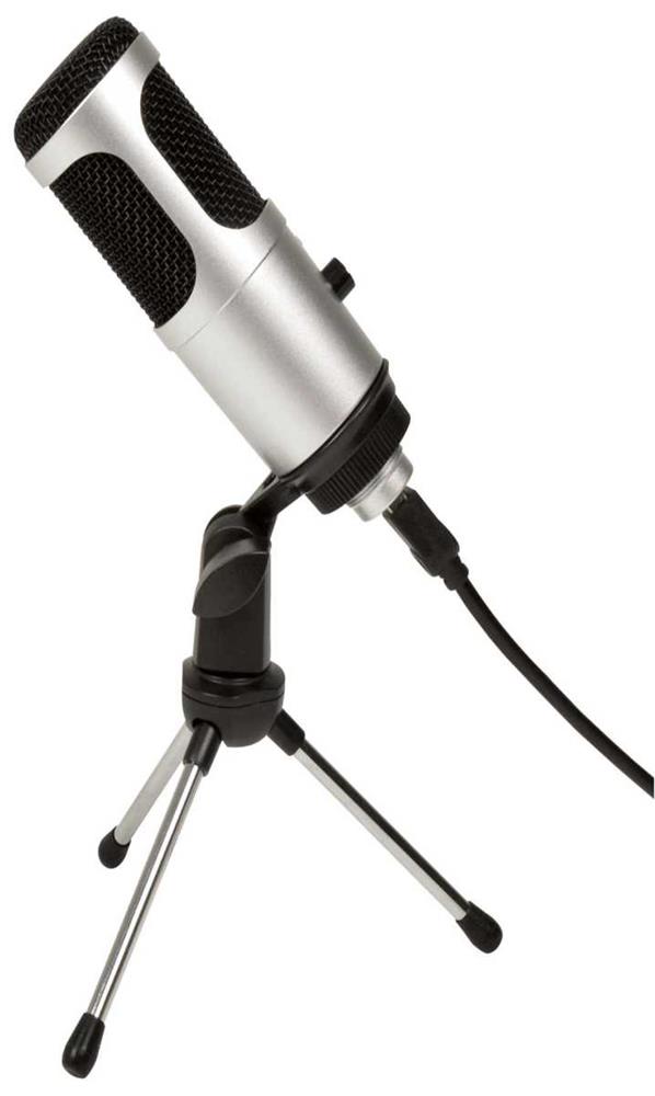Microfone com Suporte Usb Citronic