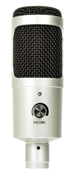 Microfone com Suporte Usb Citronic