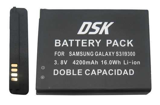 Bateria Smartphone Samsung Galaxy SIII Doble