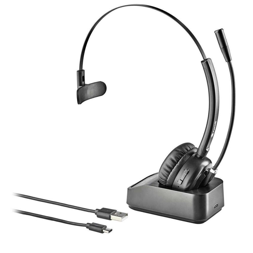 Headset de Ouvido Monofonico com Microfine Flexivel para Profissionais. Compativeis com Buetooh 5.0.
