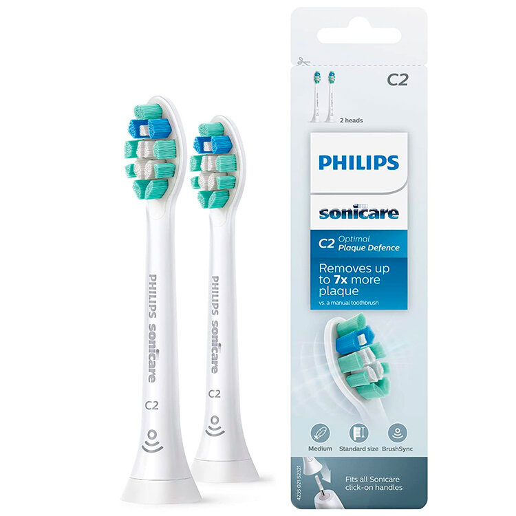 Philips Hx9022/10 Toothbrush Head 2 Pc(S) White