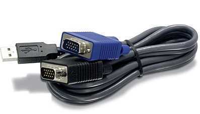 Cabo Kvm Trendnet Tk-Cu10 Preto 2,8 M